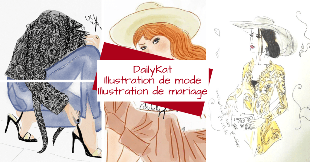 Illustration de Daily Kat, croqueuse de Mode
