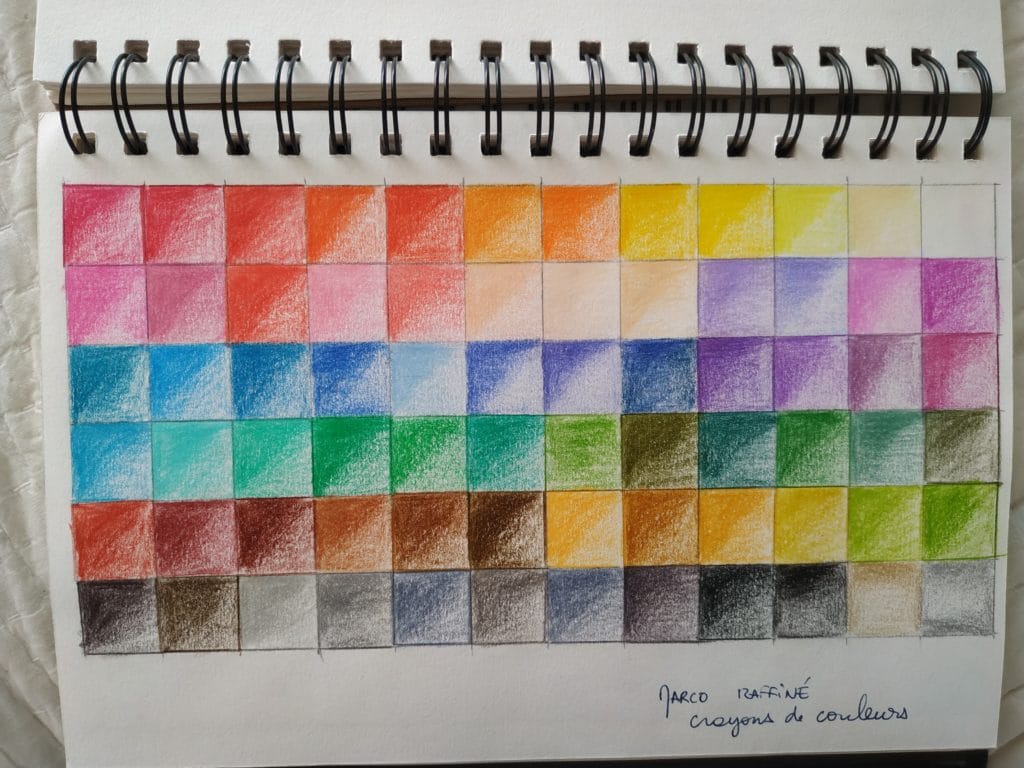 Crash test de crayons de couleur, illustration de mariage