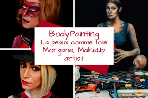 Bodypainting, La peau comme toile, trois portrait maquilleés par Morgane Makeup artist