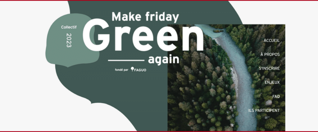 Maudit black friday, alternatives et initiatives pour une consommation responsable Présentation du collectif Make Friday Green again