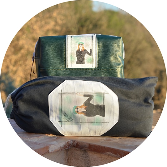 Cadeau original : Trousse de toilette assorti avec le sac à linge