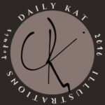Logo de DailyKat, illustratrices, partenaire