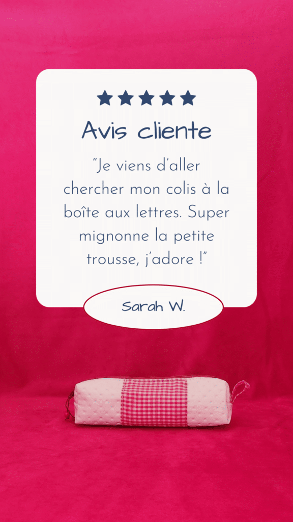 Avis client 5 étoiles